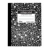 C-Line® Composition Notebook, 100 Page, College Ruled, Black Marble