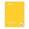C-Line® 1-Subject Notebook, 70 Page, Wide Ruled, Yellow