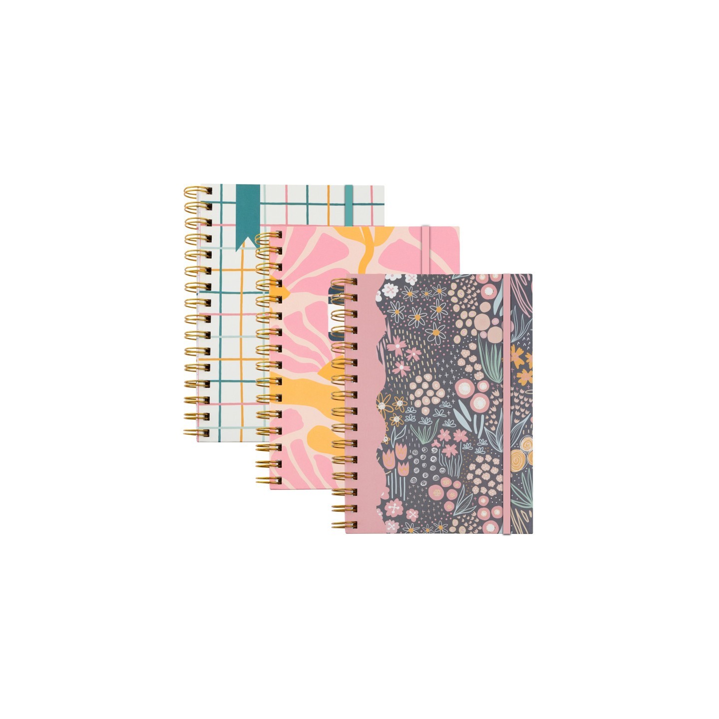 C-Line® Signature Series™ Journals, Assorted Designs, Pack of 3
