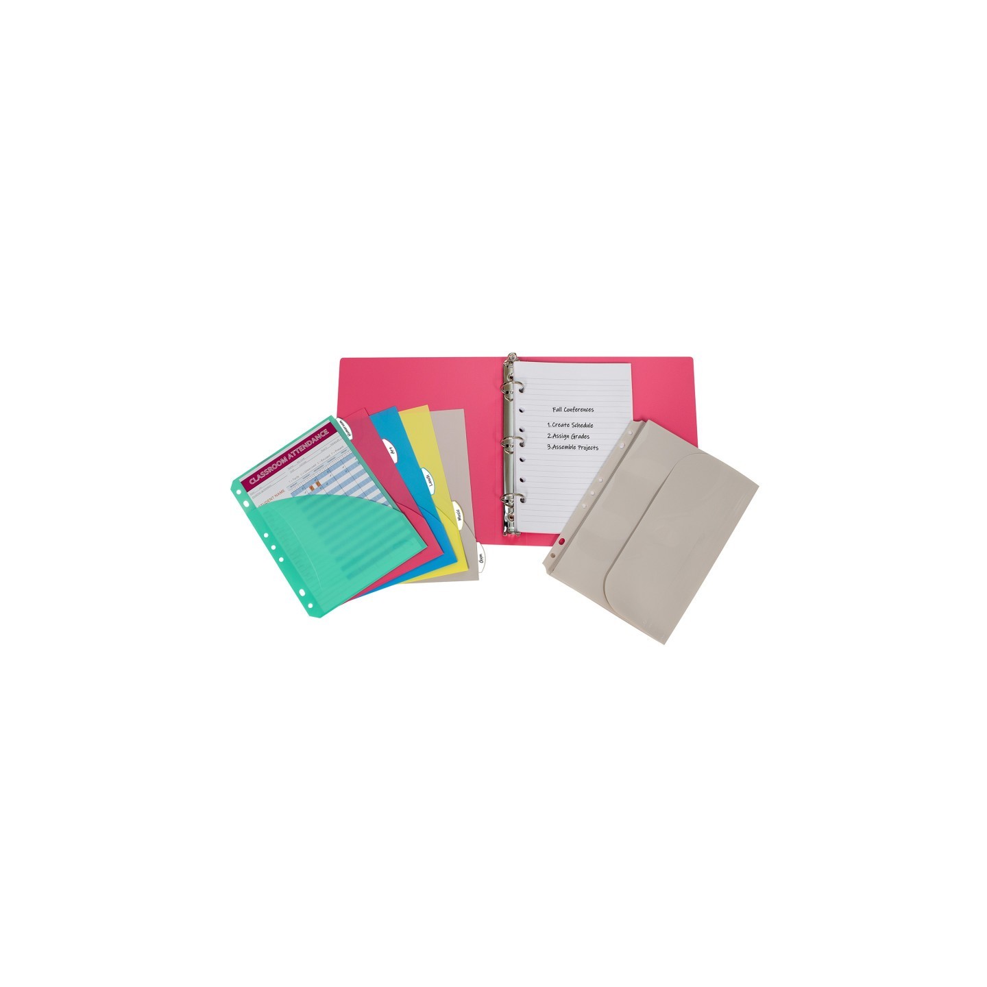 C-Line® Mini Size Binder Starter Kit, Assorted