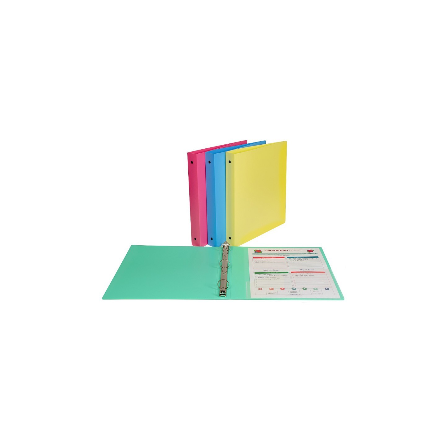 C-Line® 3-Ring Binder, 1" Capacity