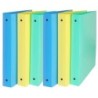 C-Line® 3-Ring Binder, 1" capacity, Assorted Colors, Pack of 6