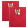 C-Line® Two-Pocket Heavyweight Poly Portfolio Folder with Prongs, Assorted Primary Colors, 10 Per Pack, 2 Packs