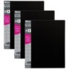 C-Line® Bound Sheet Protector Presentation Book, 24-Pocket, Pack of 3