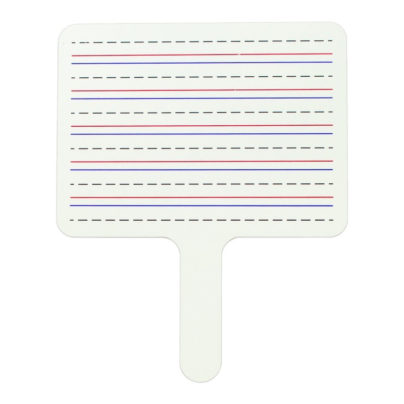 C-Line® Two-Sided Dry Erase Answer Paddle