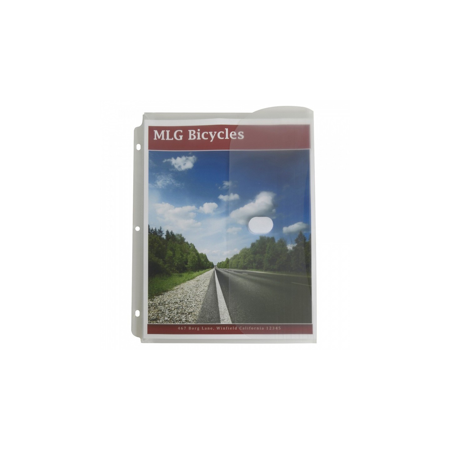 C-Line® Binder Pocket, Side Loading, Clear, Pack of 5