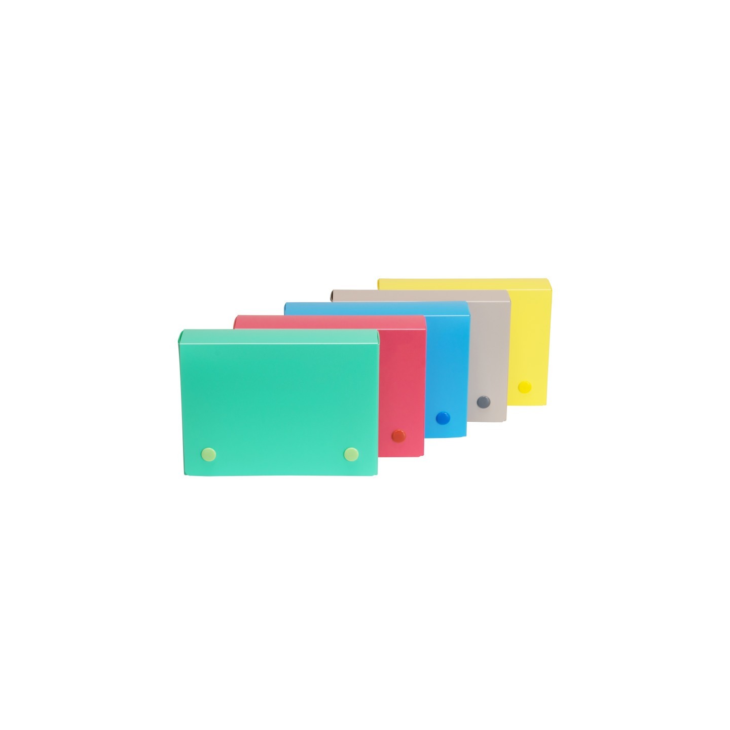C-Line® Index Card Case, 4" x 6", Tropic Tones, Single