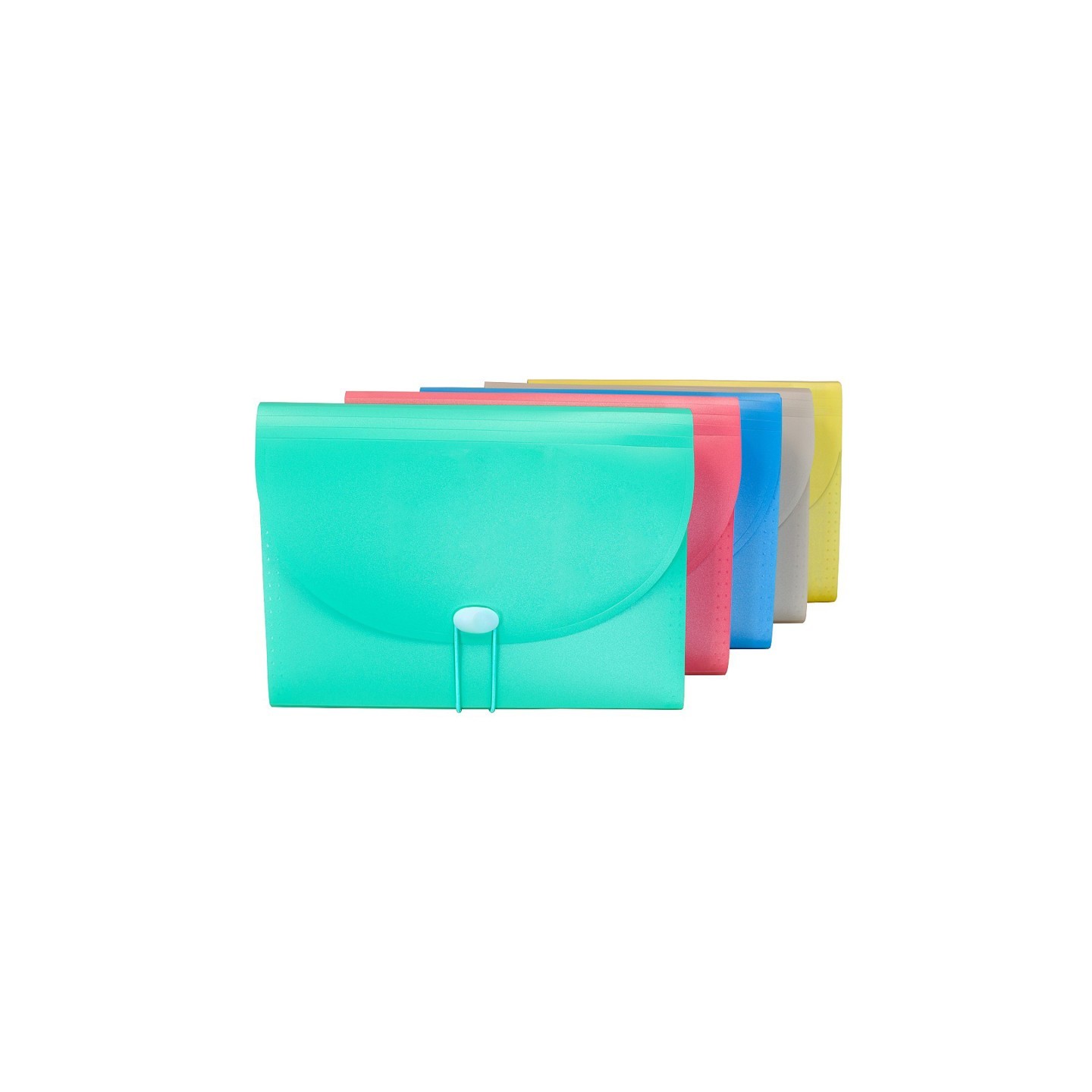 C-Line® 7-Pocket Expanding File, Assorted Tropic Tones