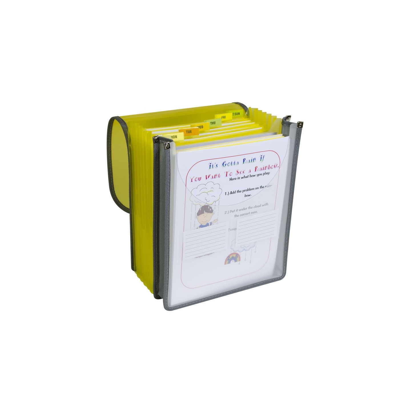 C-Line® 7-Pocket Vertical Backpack File, Letter Size