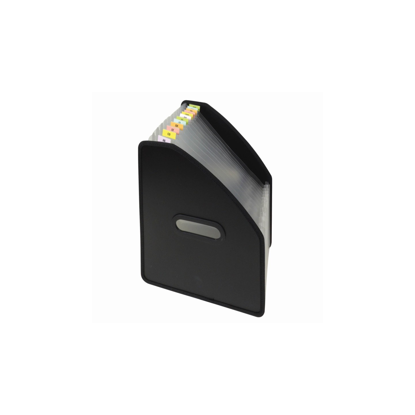 C-Line® 13-Pocket Vertical Expanding File, Black