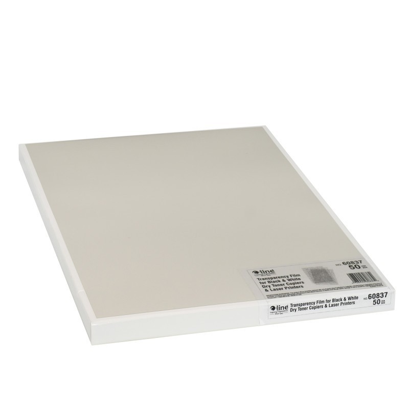 C-Line® Laser Printer Transparency Film, 8 1/2 x 11, Box of 50