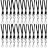 C-Line® Standard Lanyard, Black, Swivel Hook, Pack of 24