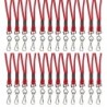 C-Line® Standard Lanyard, Red, Swivel Hook, Pack of 24