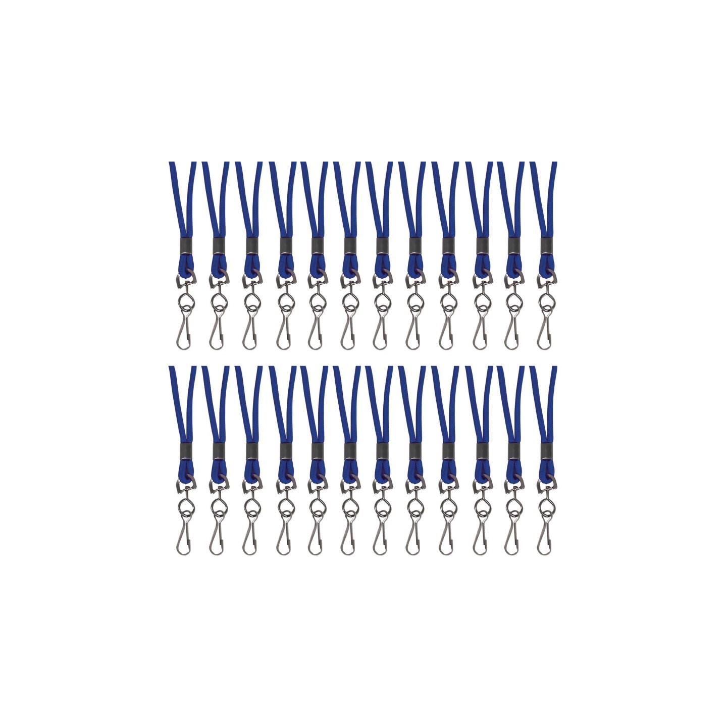 C-Line® Standard Lanyard, Blue, Swivel Hook, Pack of 24