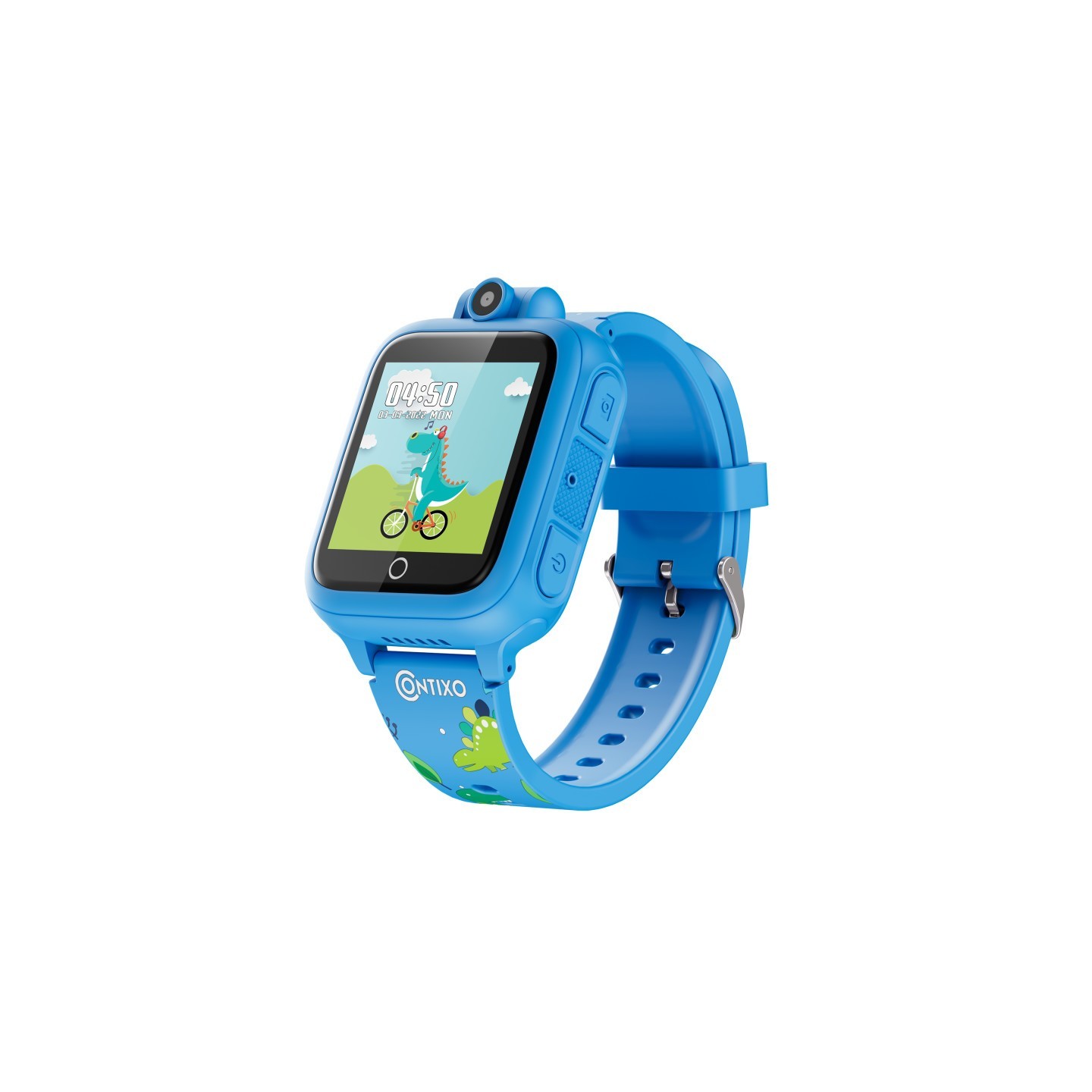Contixo KW1 Smart Watch for Kids with Educational Games, HD Touch Screen, Camera, and MP3 Music Player, Blue