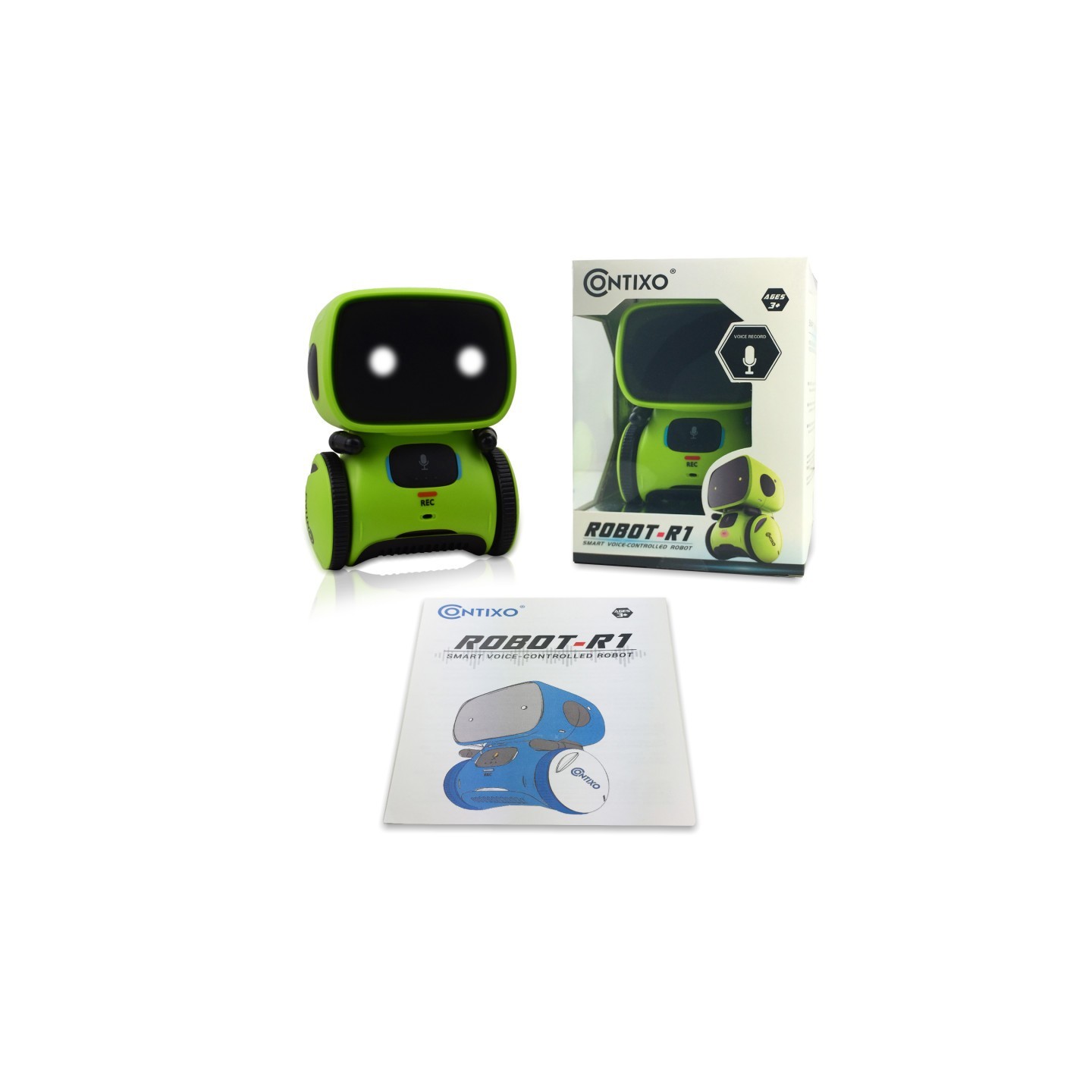 Contixo R1 Learning Educational Kids Robot, Green