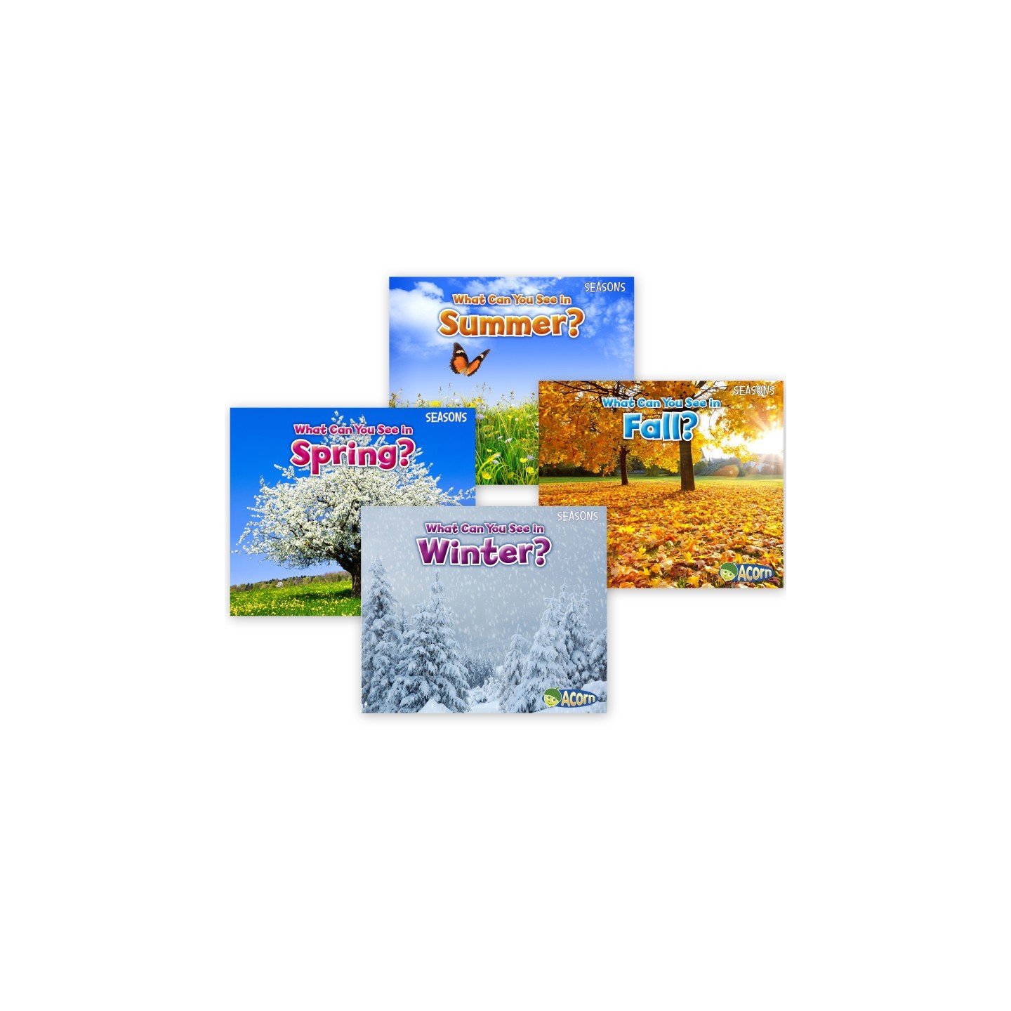 Capstone Publishing Seasons Book Set, Set of 4 titles