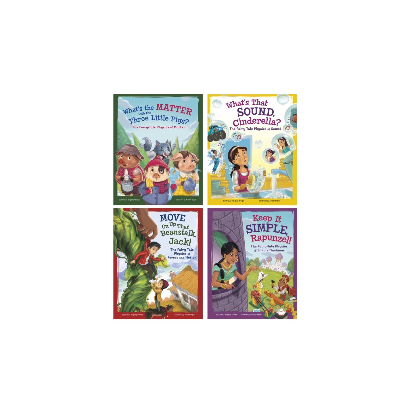 Capstone Publishing STEM-Twisted Fairy Tales, 4 Book Set