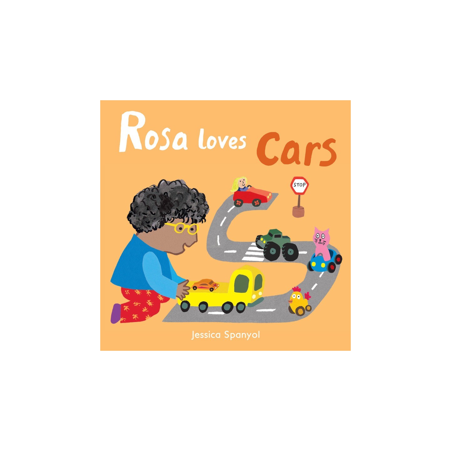 Child's Play Books Rosa Loves Cars Board Book
