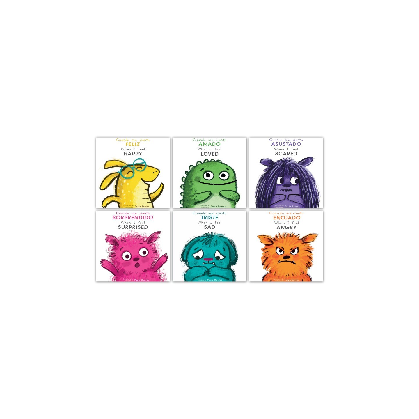 Child's Play Books First Feelings: Bilingual Spanish & English, 6-Book Set