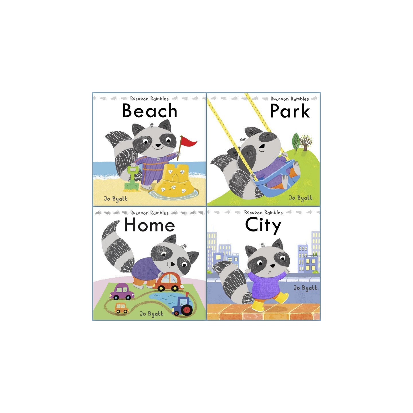 Child's Play Books Raccoon Rambles, 4-Book Set