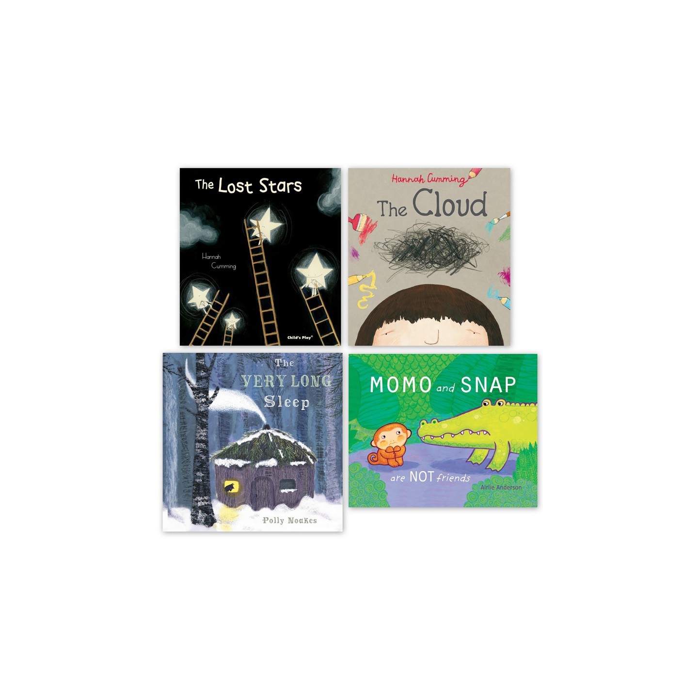 Child's Play Books Focusing on Feelings Soft Cover 4-Book Set