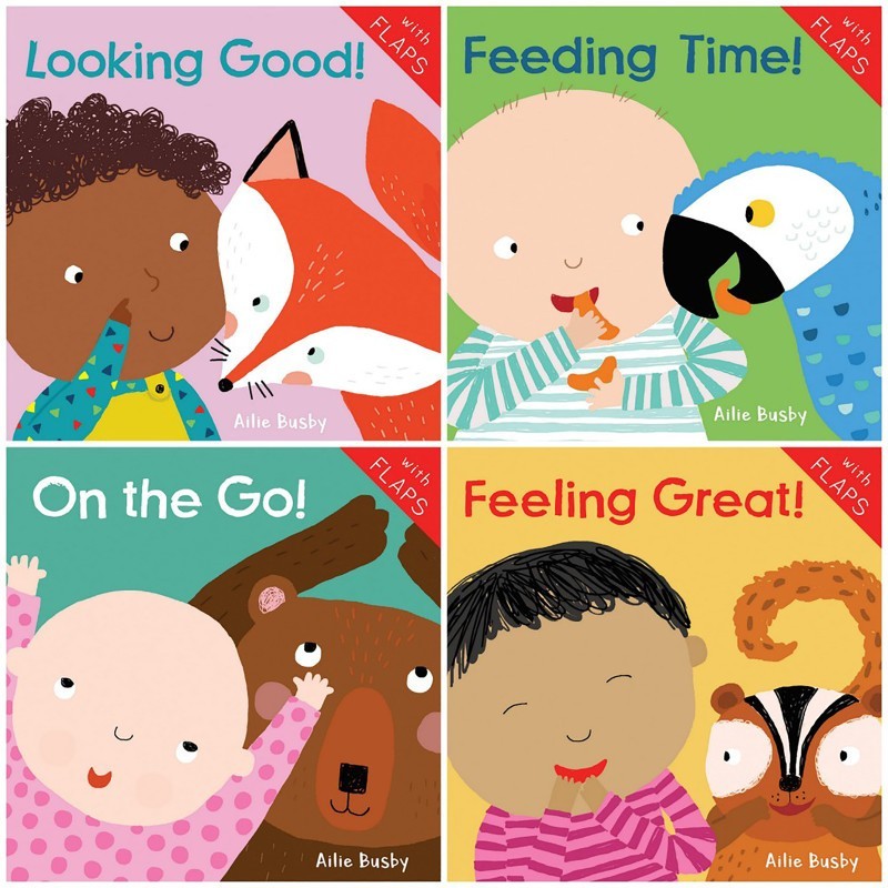 Child's Play Books Just Like Me Board Book 4-Book Set