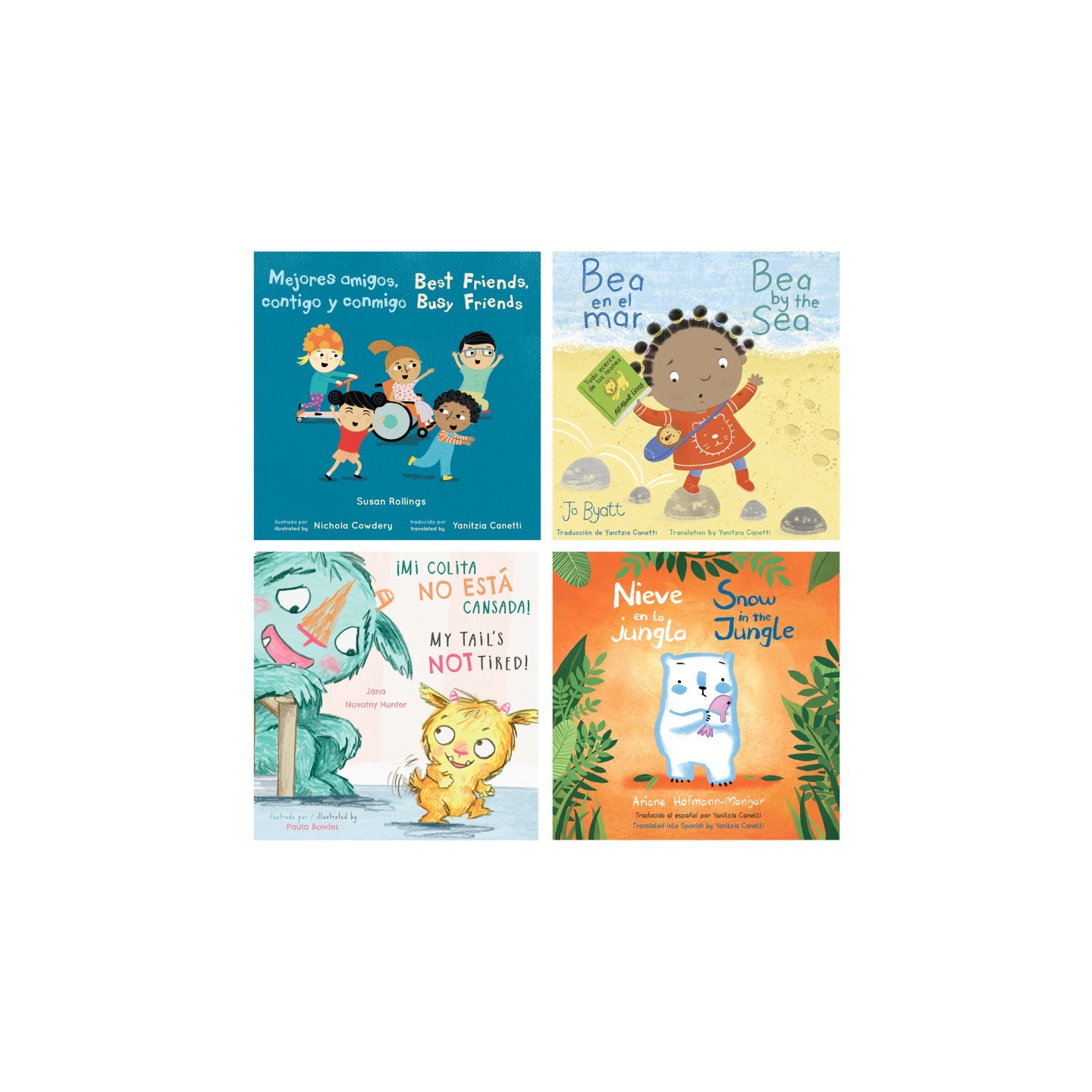 Child's Play Books Library Bilingual Books, Set of 4
