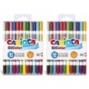 CARIOCA BiColor Felt Tip Washable Pens, 12 Per Pack, 2 Packs