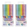 CARIOCA Pastel Washable Felt Tip Pens, 8 Per Pack, 2 Packs