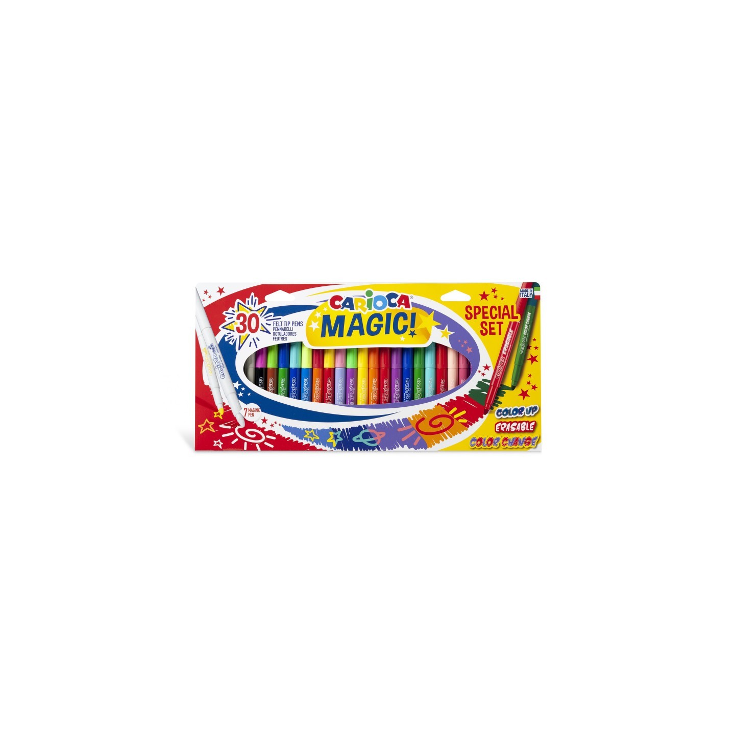 CARIOCA Magic Markers Felt Tip Pens - 30 Pieces