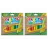 CARIOCA Eco Family Jumbo Maxi Tip Washable Felt Tip Pens, 12 Per Pack, 2 Packs