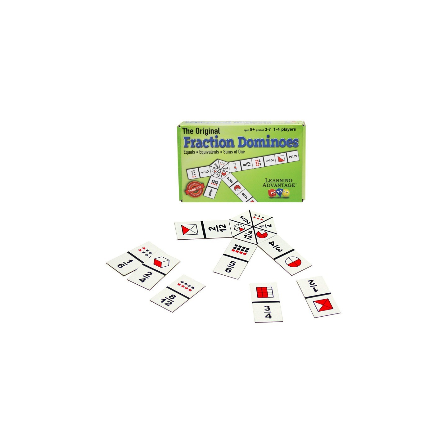 Learning Advantage® The Original Fraction Dominoes