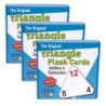 Learning Advantage® The Original Triangle Flash Cards - Addition & Subtraction - 20 Per Set - 3 Sets