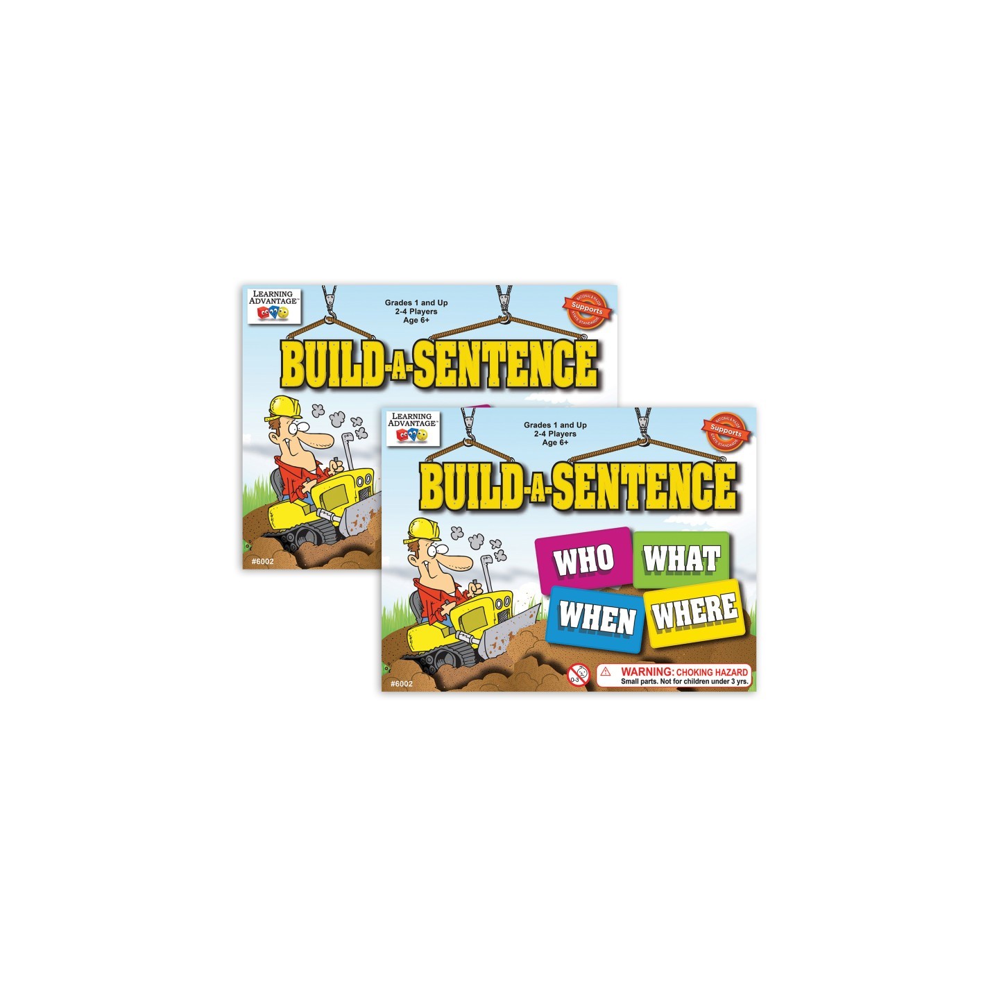 Learning Advantage® Build-A-Sentence Game, Pack of 2