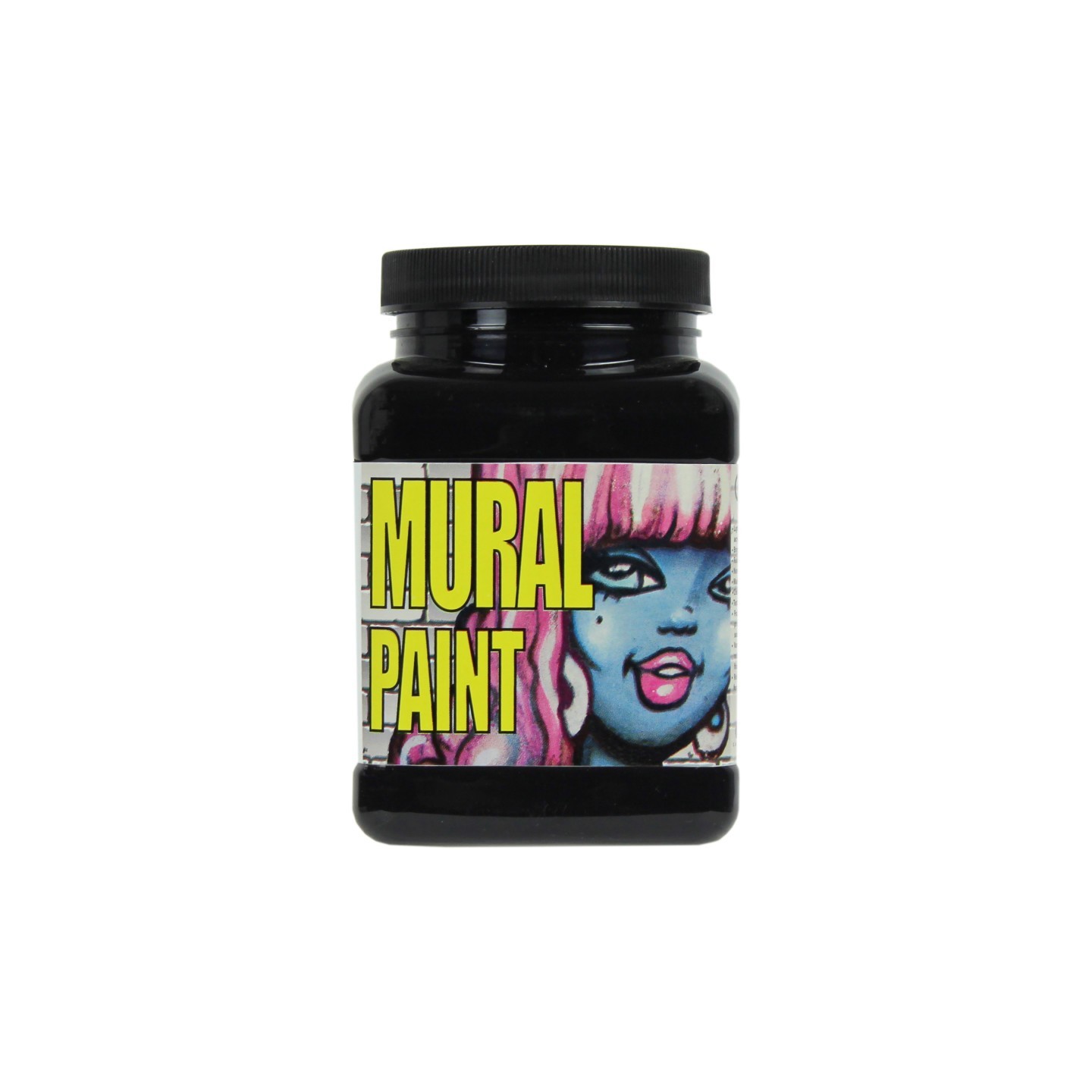 Chroma Mural Paint, Pint, Blacktop (Black)