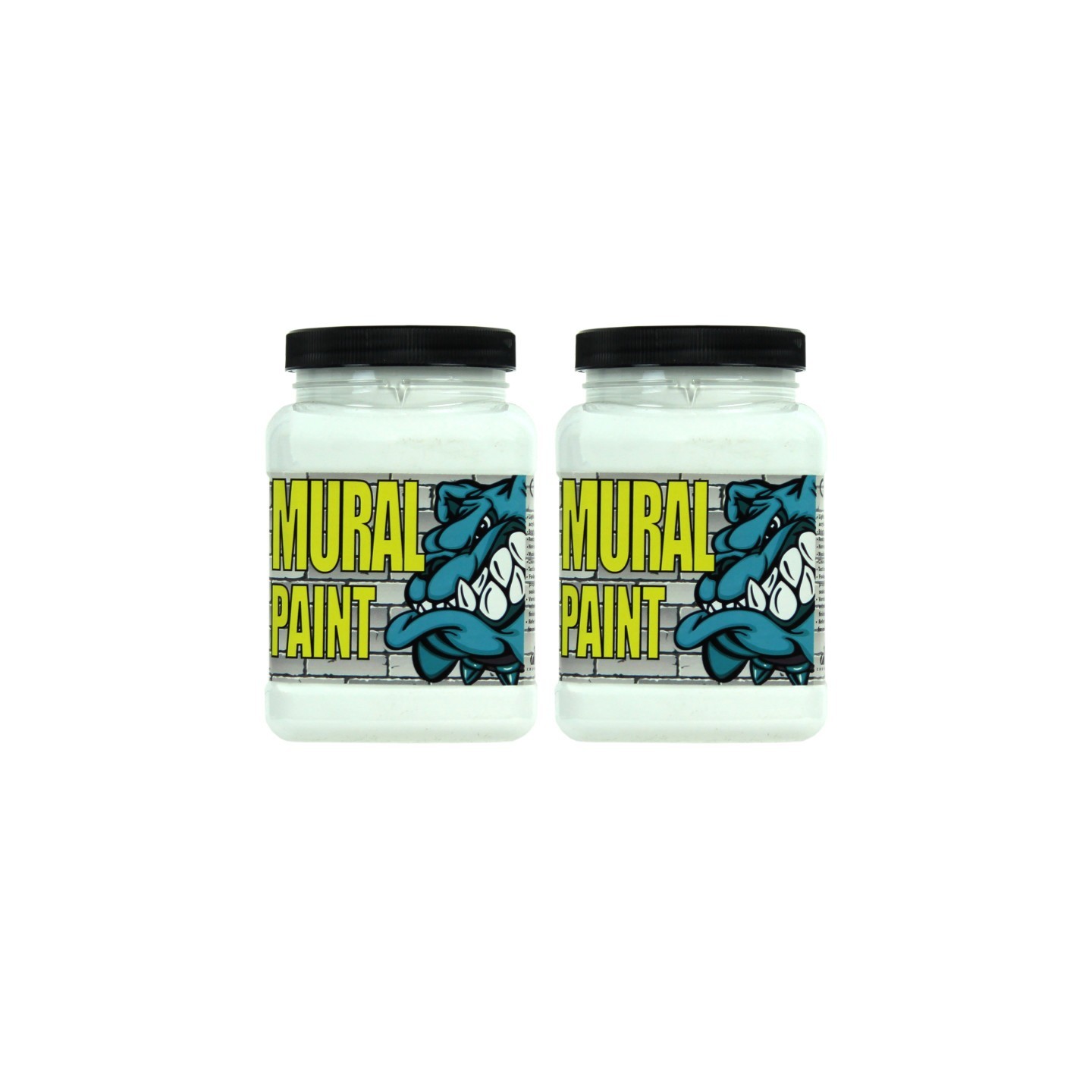 Chroma Mural Paint, Pint, Polar (White), Pack of 2