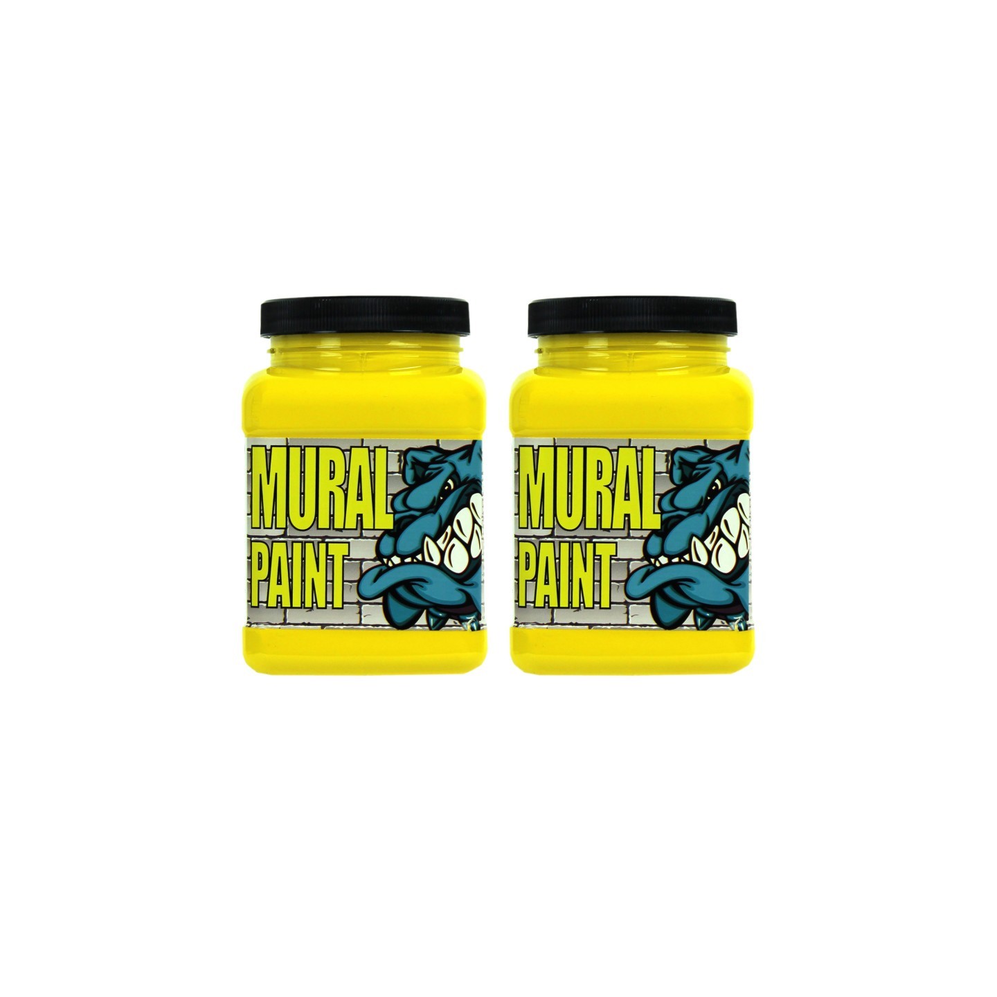 Chroma Mural Paint, Pint, Scorched (Yellow), Pack of 2