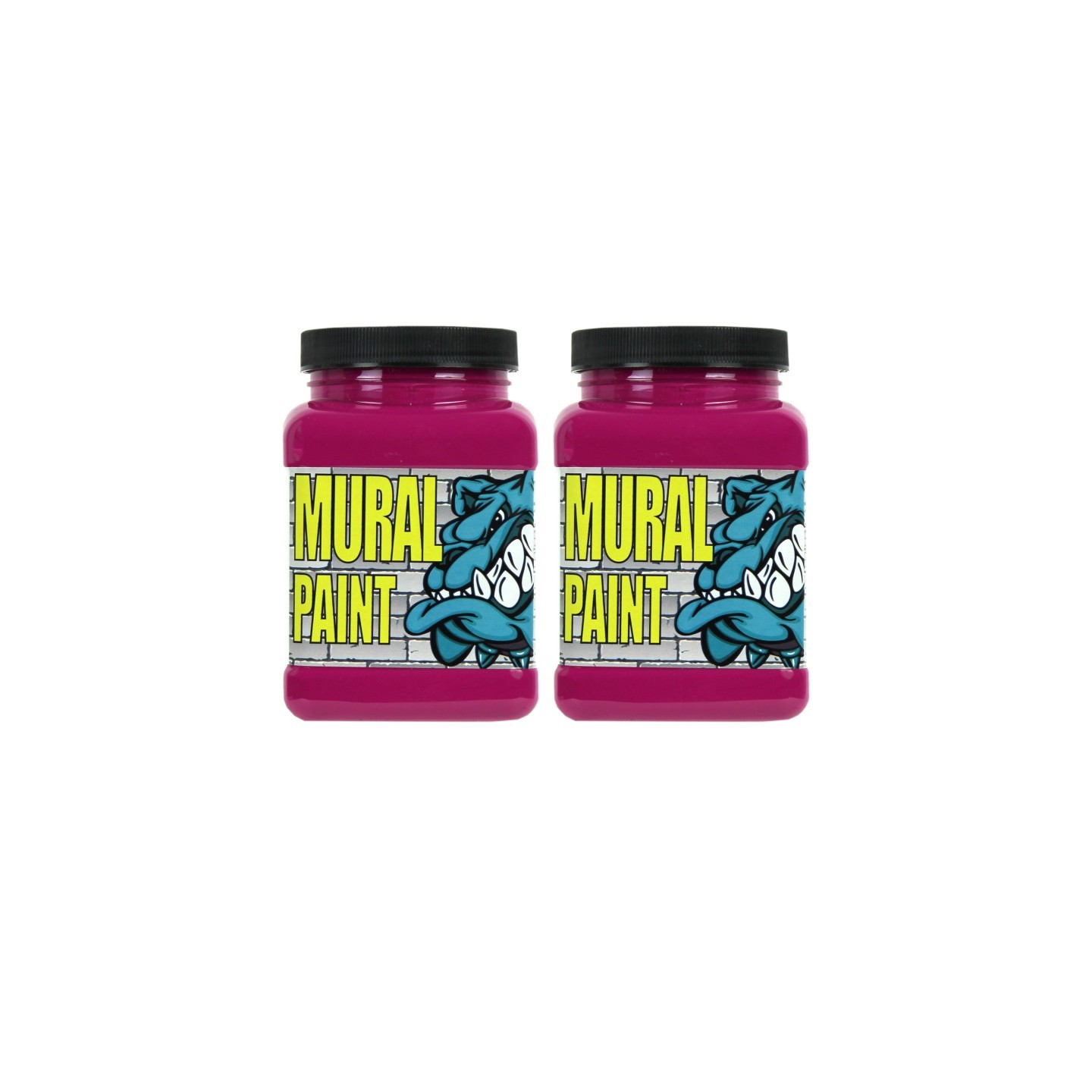Chroma Mural Paint, Pint, Pucker (Magenta), Pack of 2