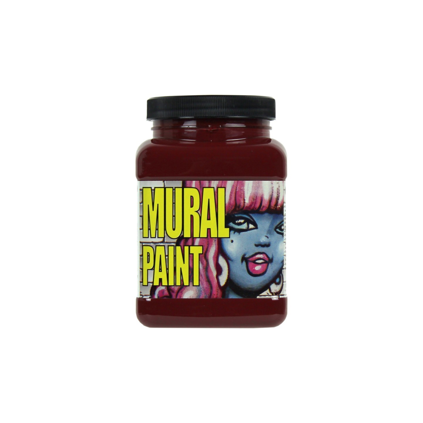 Chroma Mural Paint, Pint, Brick (Dark Red)