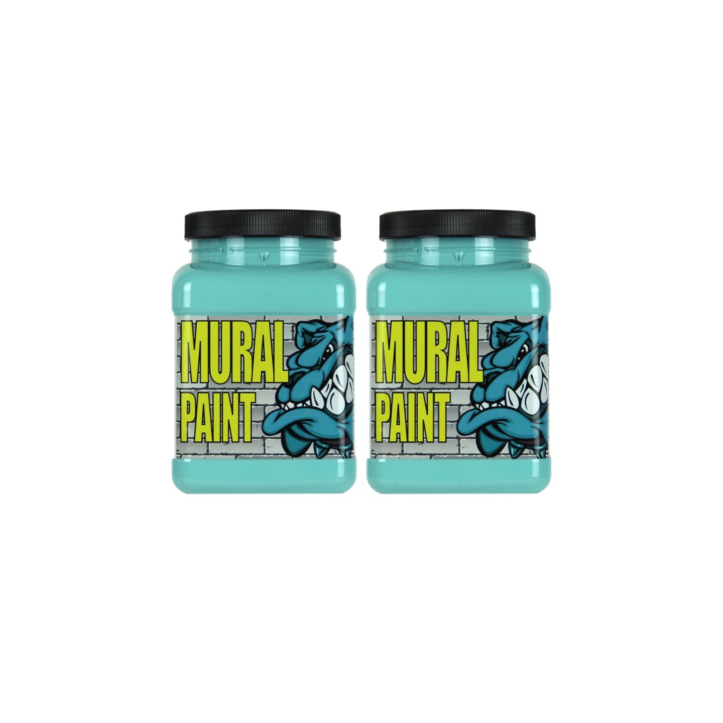 Chroma Mural Paint, Pint, Chill (Light Blue), Pack of 2