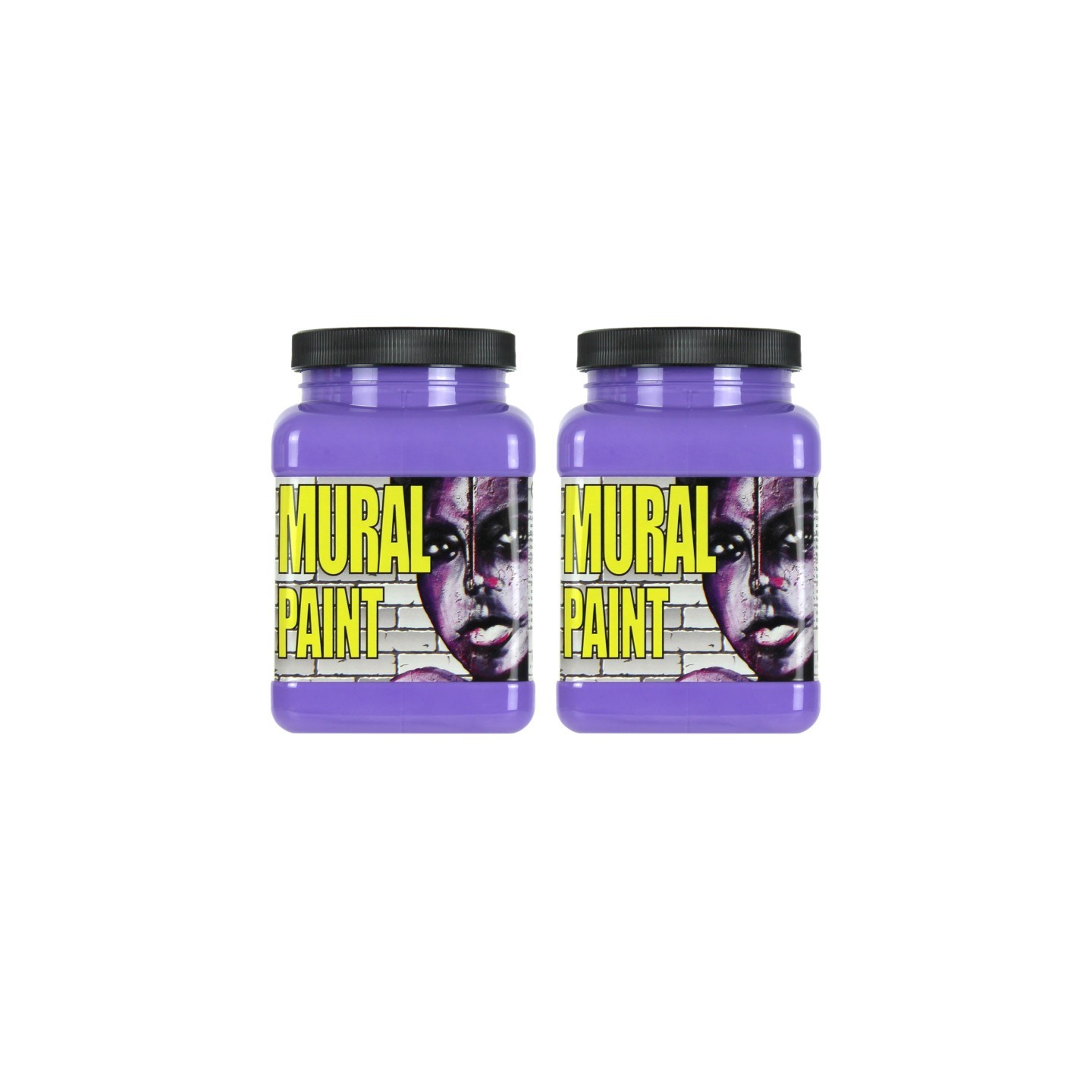 Chroma Mural Paint, Pint, Maquerade (Light Purple), Pack of 2