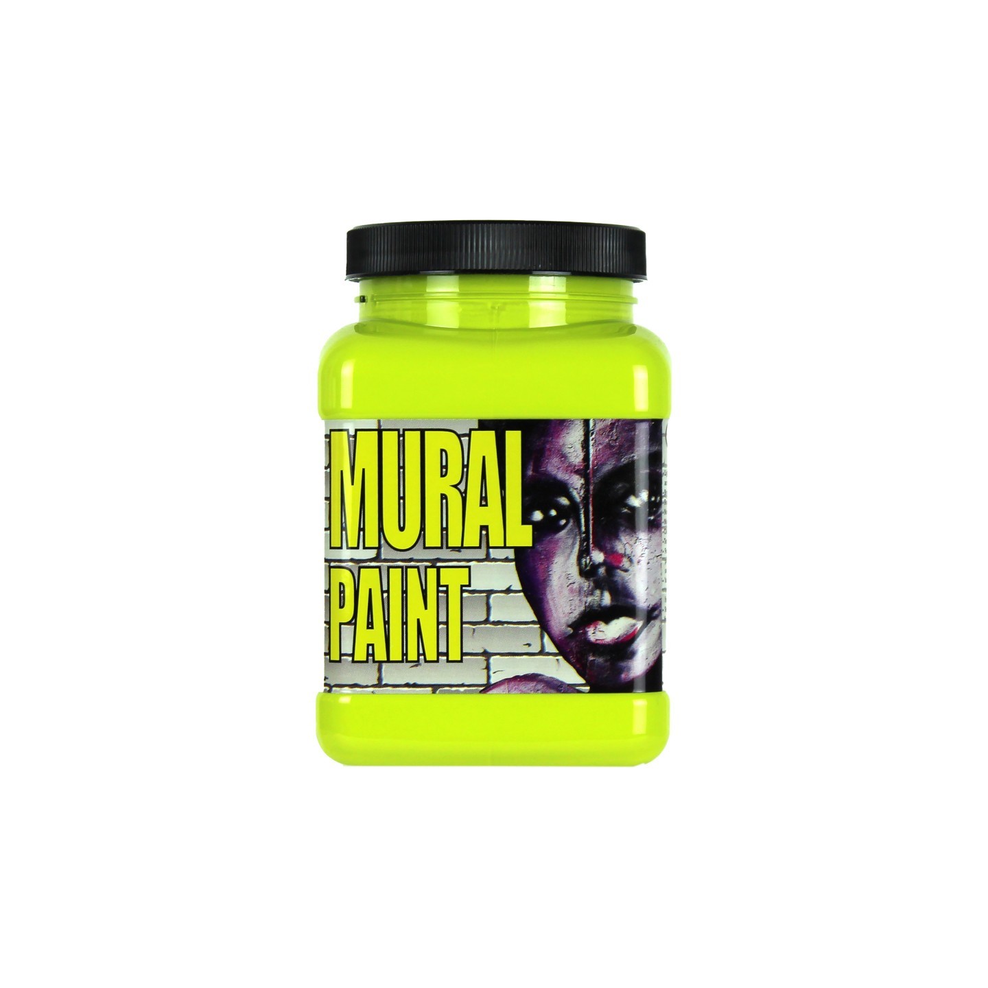 Chroma Mural Paint, Pint, Psychedelic (Yellow Green)