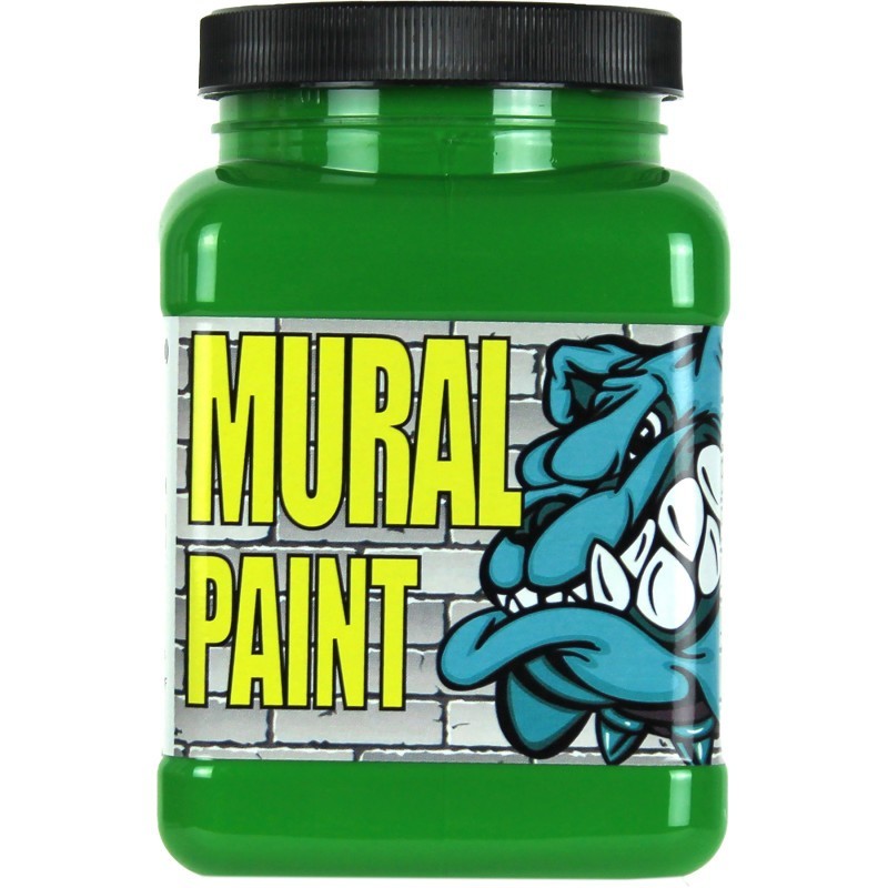 Chroma Mural Paint, Pint, T-Rex (Brilliant Green)