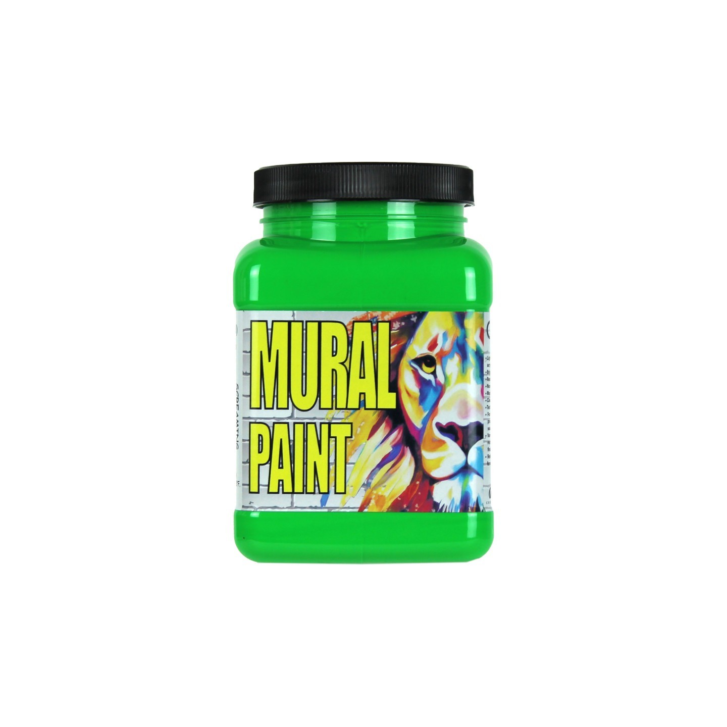 Chroma Mural Paint, Pint, Screaming Green (Neon)