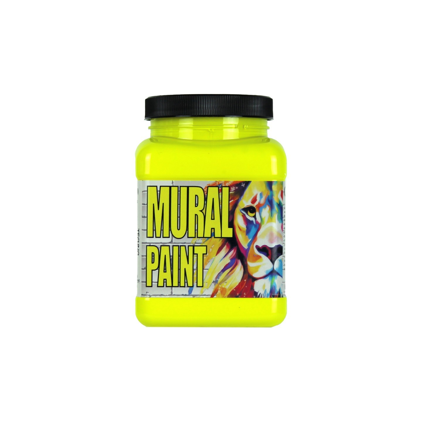 Chroma Mural Paint, Pint, Techno Yellow (Neon)