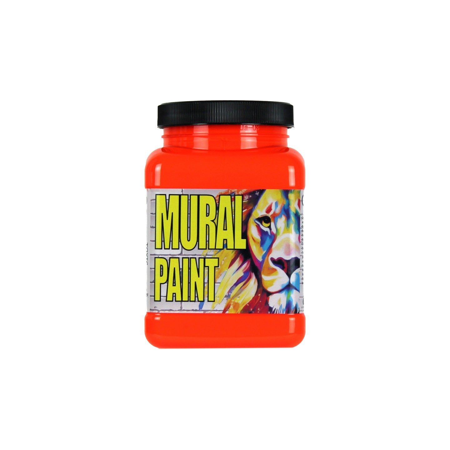 Chroma Mural Paint, Pint, Toxic Orange (Neon)
