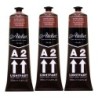 Atelier A2 Heavy Body Lightfast Artist Acrylic, 4 oz., Burnt Sienna, Pack of 3