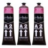 Atelier A2 Heavy Body Lightfast Artist Acrylic, 4 oz., Quinacridone Red Violet Hue, Pack of 3