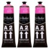Atelier A2 Heavy Body Lightfast Artist Acrylic, 4 oz., Brilliant Magenta, Pack of 3